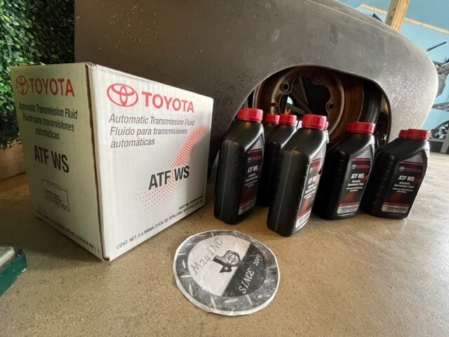(12) Quart GENUINE TOYOTA ATF WS Automatic Transmission Oil 00289-ATFWS
