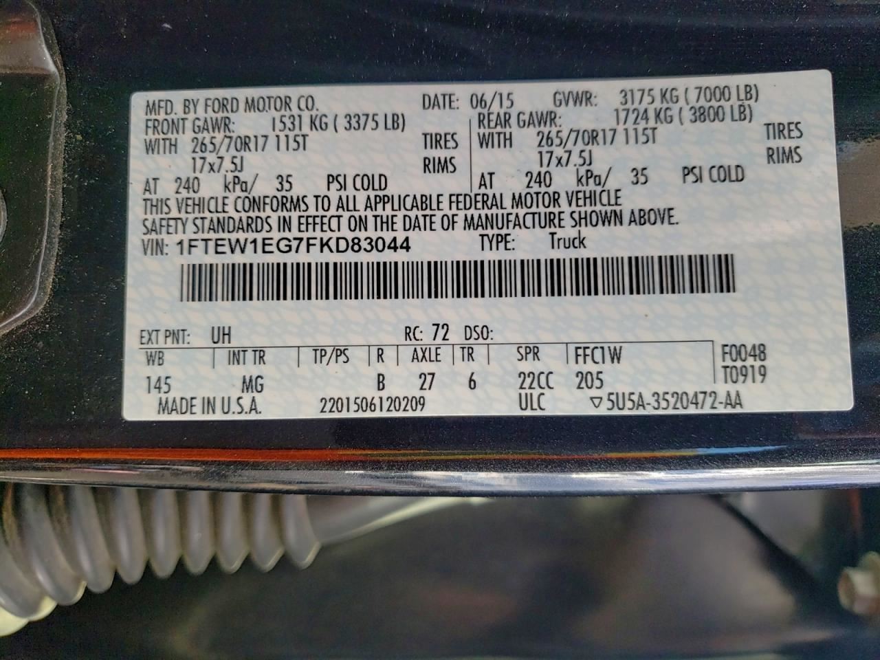 Transfer Case Electronic Shift On The Fly Fits 15-20 FORD F150 PICKUP 2429689