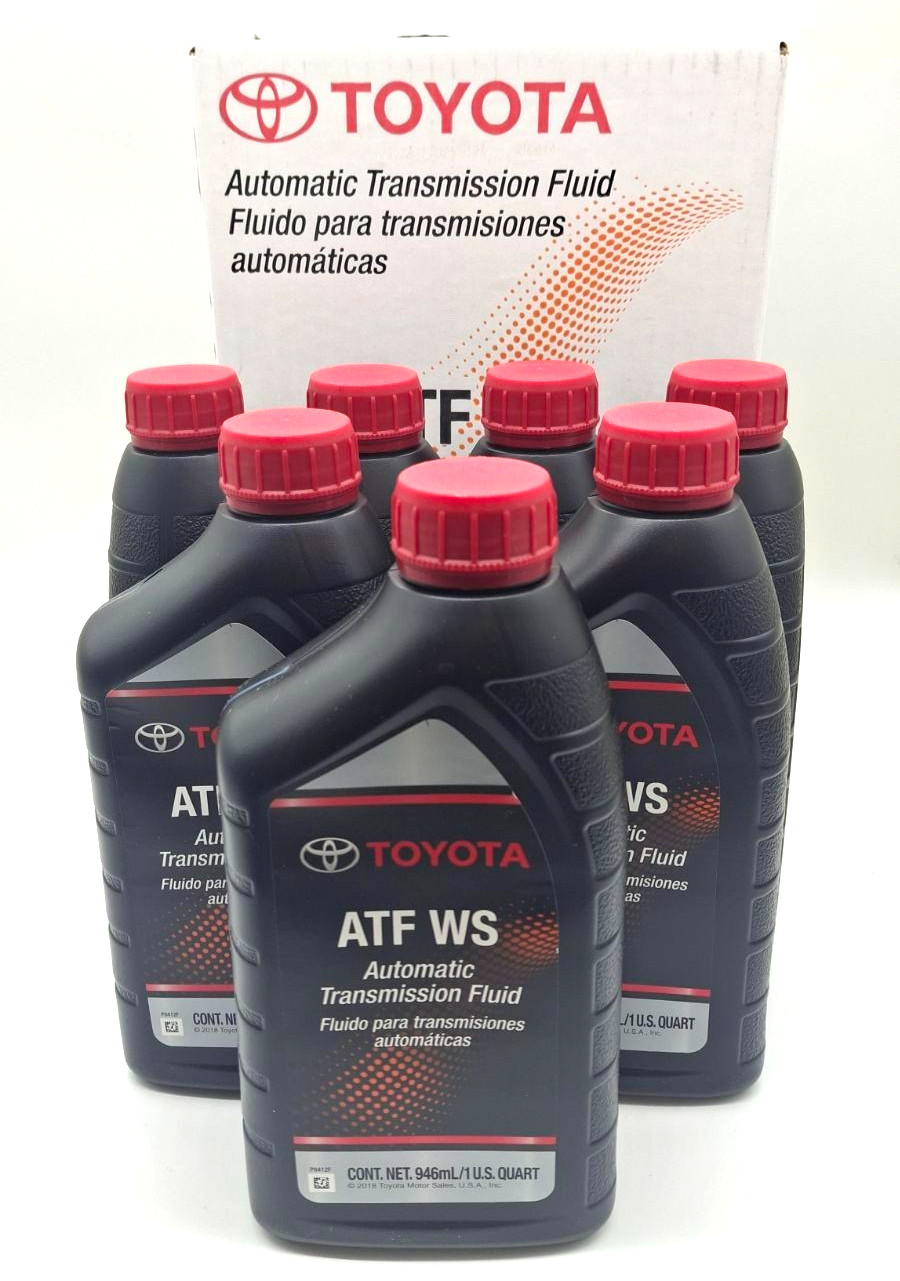 GENUINE TOYOTA ATF WS Automatic Transmission Oil 00289-ATFWS (7 QUARTS)