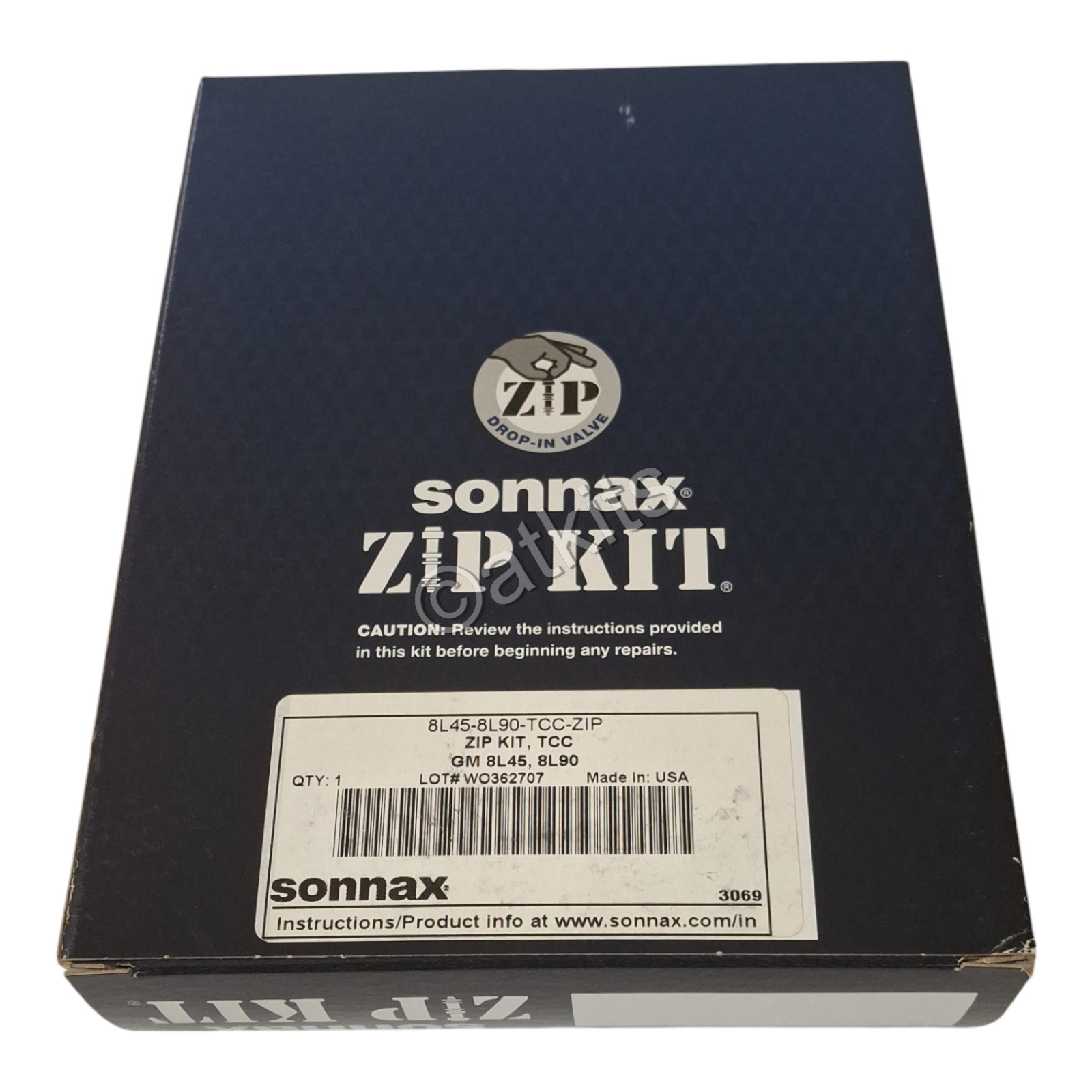 ZIP KIT FOR GM 8L45, 8L90, TCC. IND: 8L45-8L90-TCC-ZIP