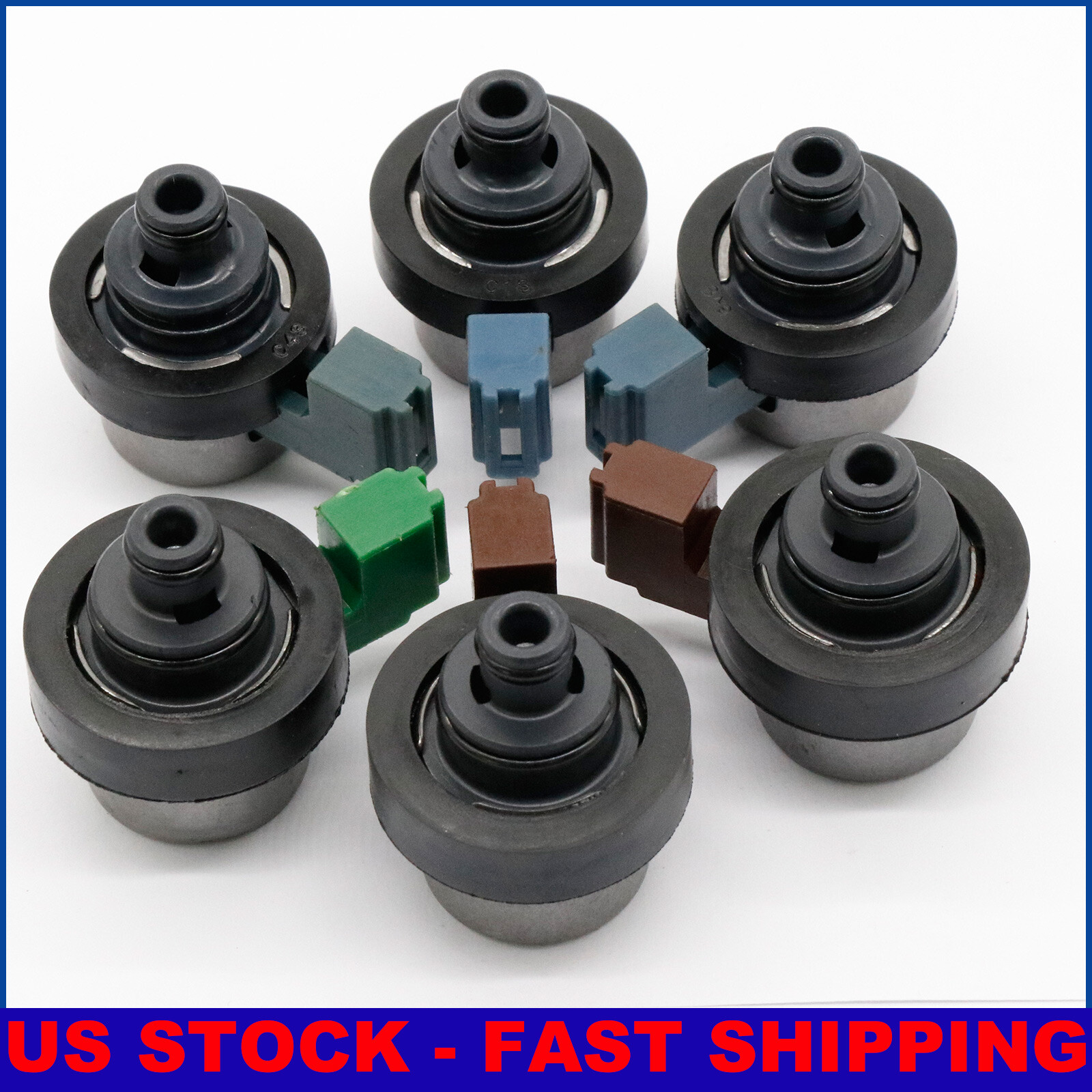 6PCS 4EAT Transmission Solenoids Set For Subaru Forester 2.5 Outback 31705AA440
