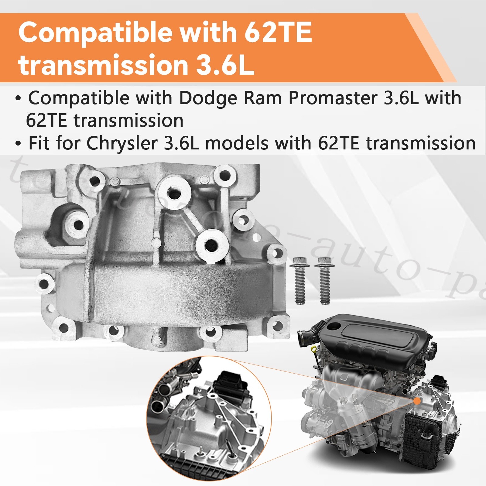 62TE Differential Side Cover For Dodge Chrysler Ram ProMaster 3.6L Transmission