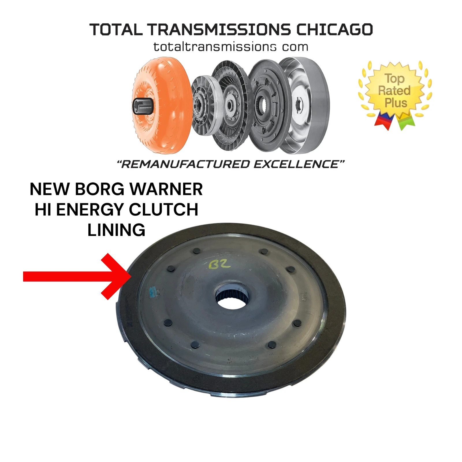 3400-3600 STALL 4L80-4L80E 10 INCH LOCK UP-FREE SHIPPING NO CORE CHARGE