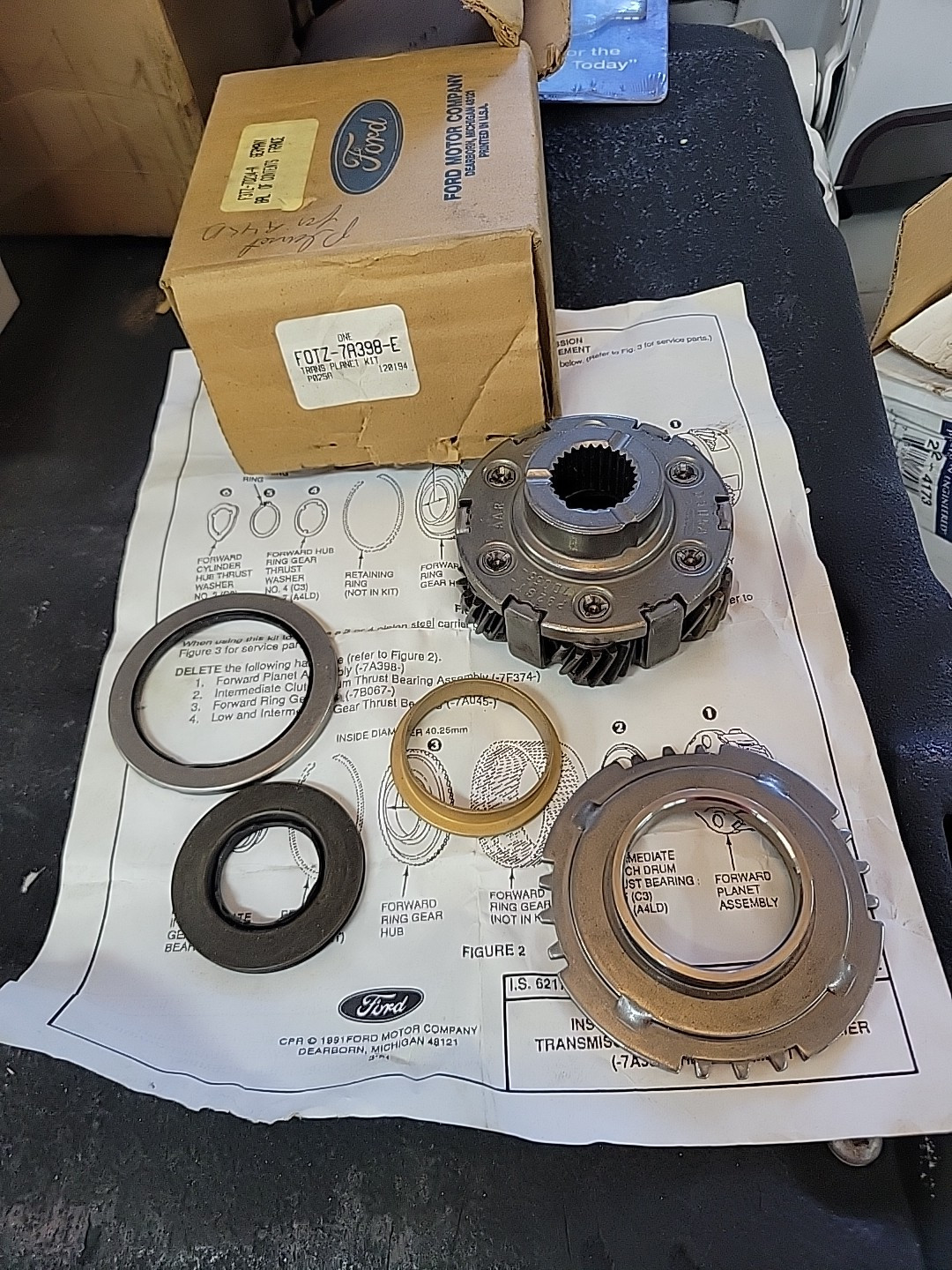 A4LD A4LDE 4R44E 4R55E 5R44E 5R55E 6 Pinion Steel Front Planet Kit Fits Ford