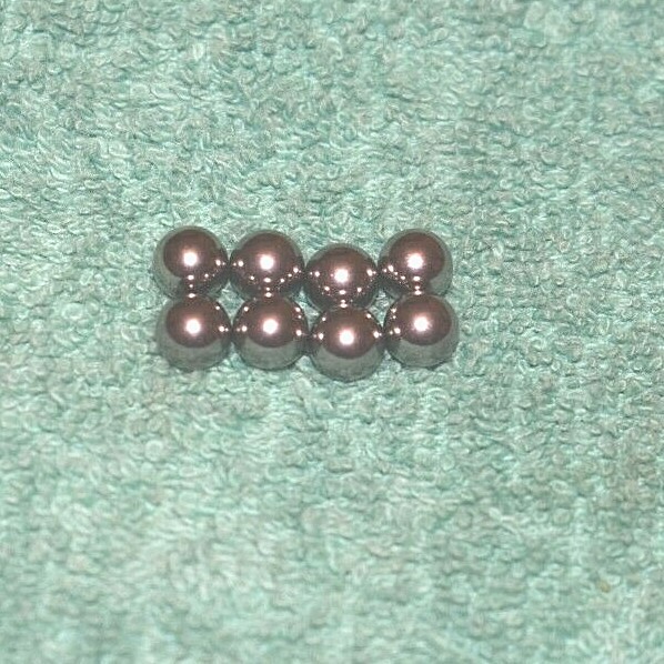 8 GM Steel Valve Body Check Balls 1/4” 4L65E 4L70E 700R4 TH350 TH400 2004R