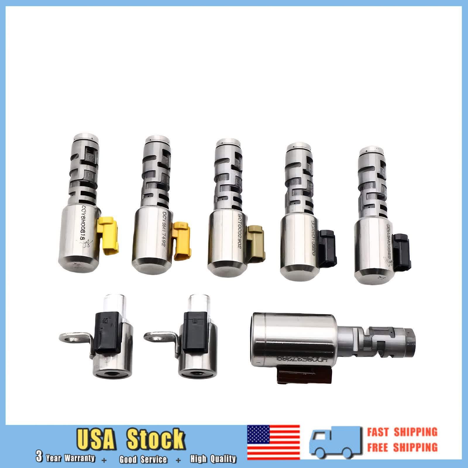 8Pcs Transmission Solenoid Small Valve Fit 03-08 Audi TT 05-10 VW Jetta 09G 6spd