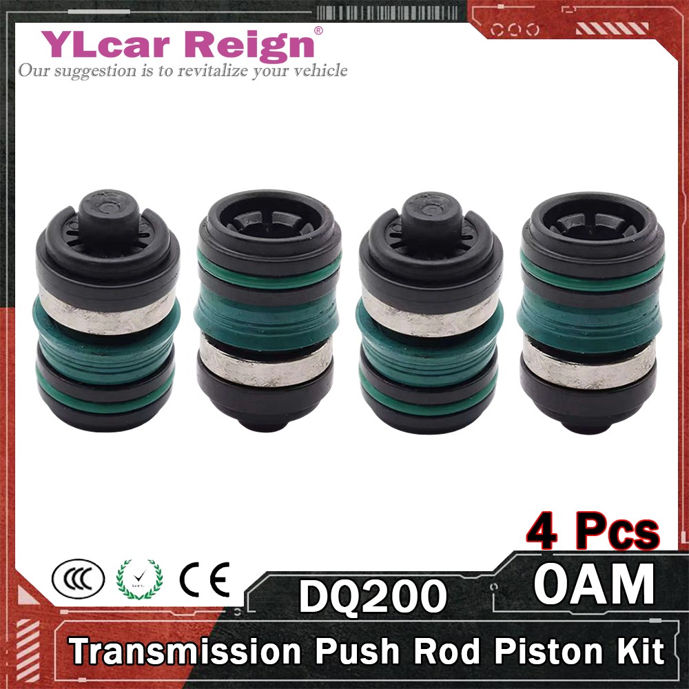 4 Pcs 0AM DQ200 DSG Auto Transmission Clutch Push Rod Piston Kit For VW AUDI