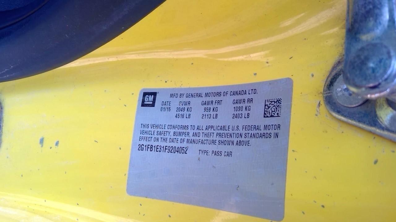 Automatic Transmission 6 Speed LS Opt Myb Fits 12-15 CAMARO 4538194