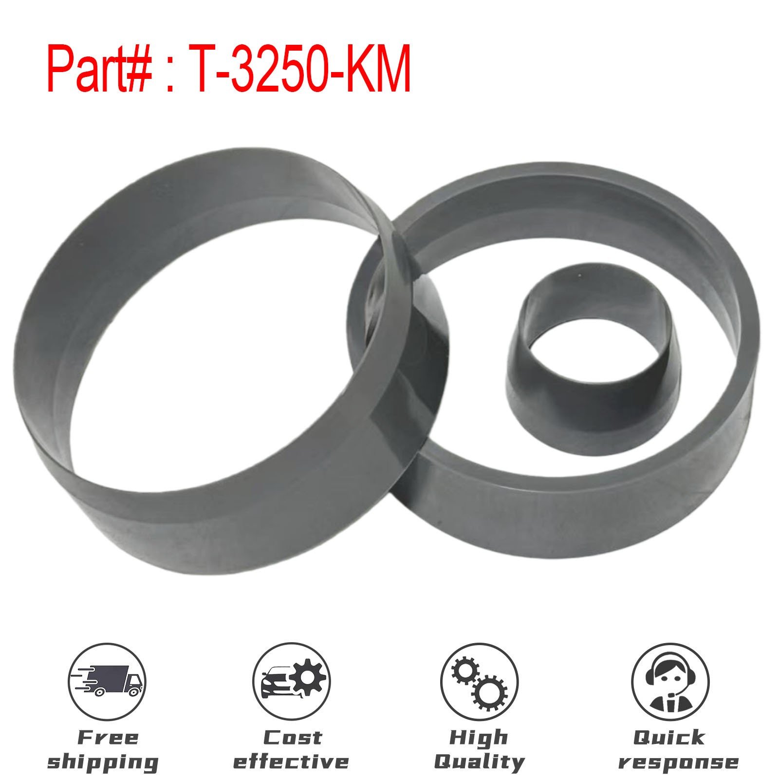 3x Transmission Underdrive Piston & Retainer Install Kit T3250KM For Dodge 68RFE