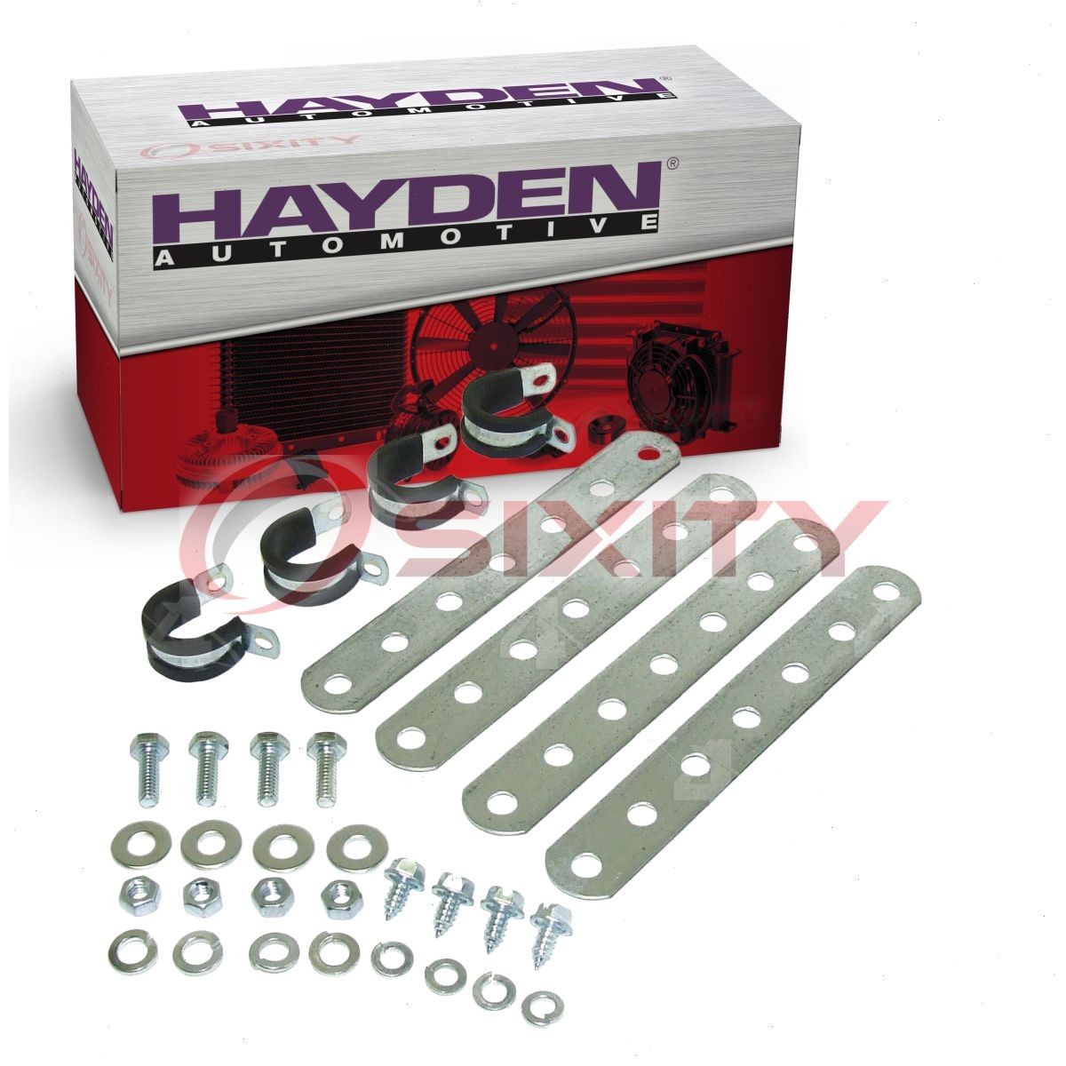 Hayden Oil Cooler Mounting Kit for 1973-2014 Ford E-100 Econoline E-150 lx