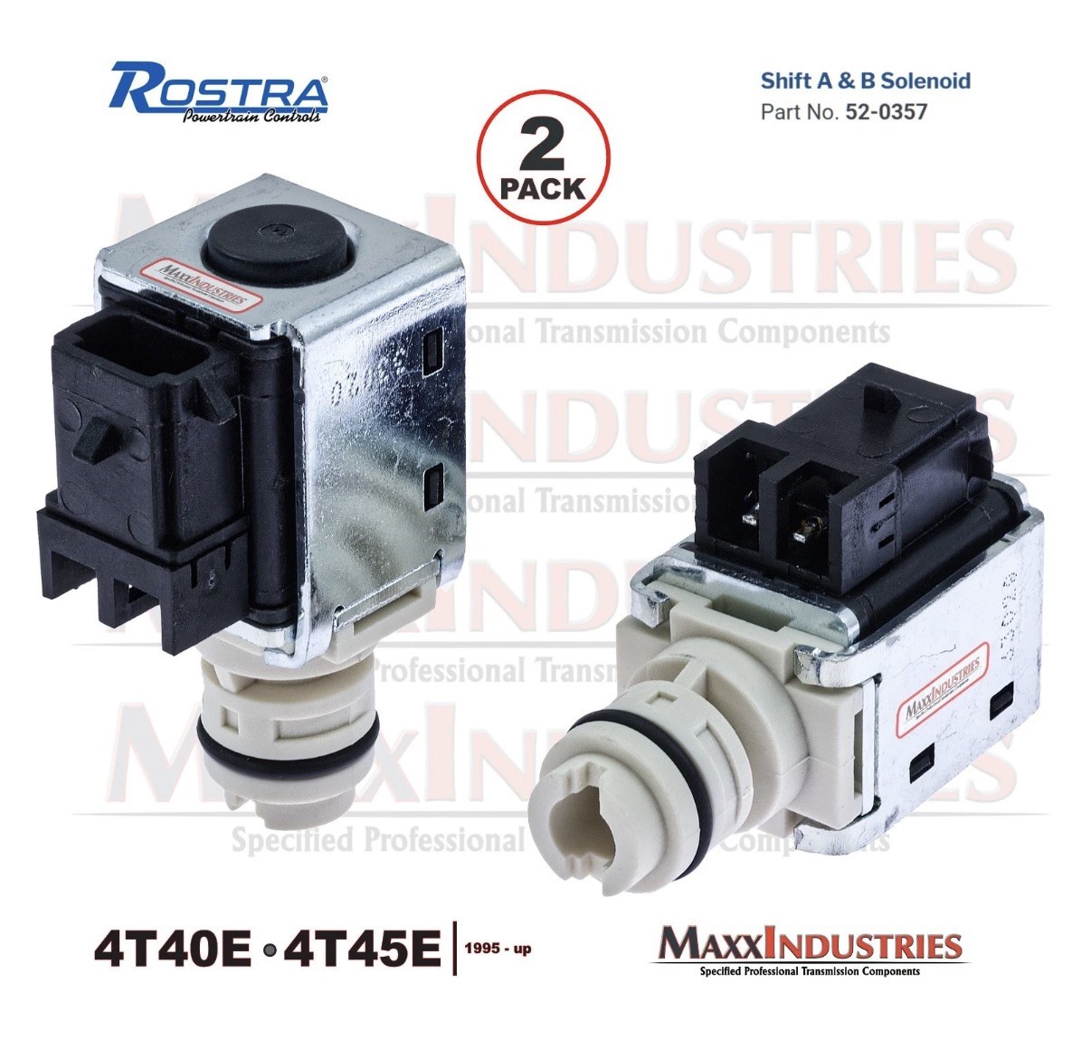 4T40E 4T45E 4T65E Transmission Shift Solenoid Set Rostra 52-0357 (OE 24207236)
