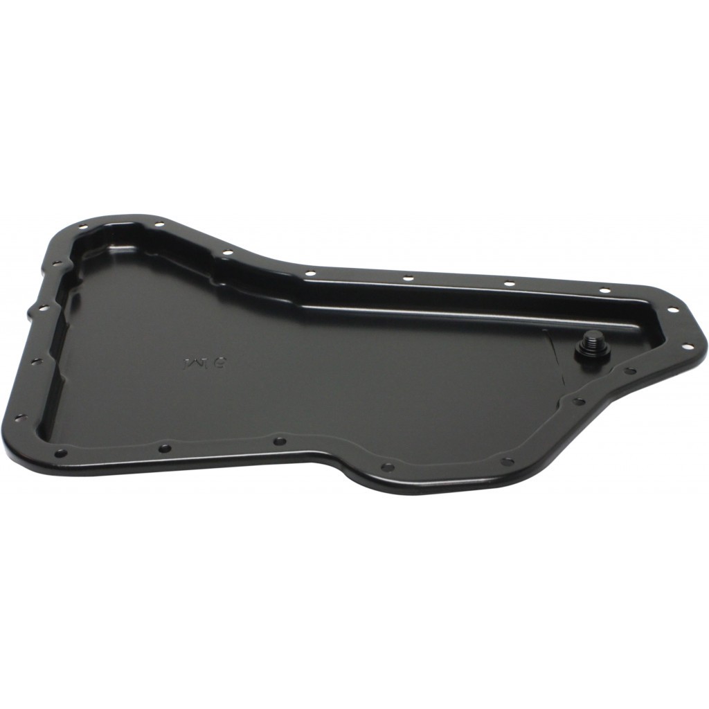 For Oldsmobile Cutlass Supreme Transmission Pan 1997 Black Iron Depth: 0.75 in.
