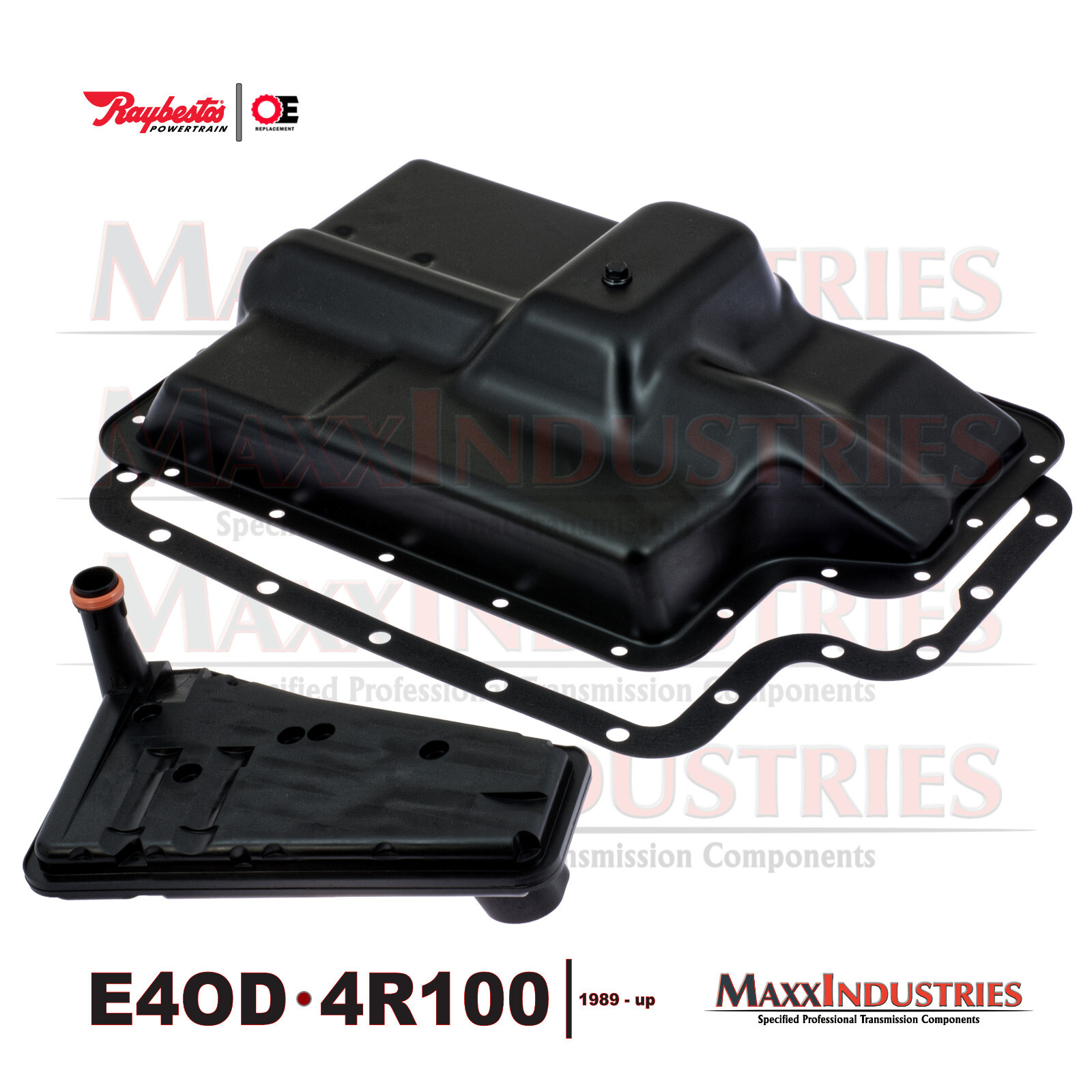 1989-05 E4OD-4R100 Transmission Oil Pan Service Kit Deep Style with Drainplug
