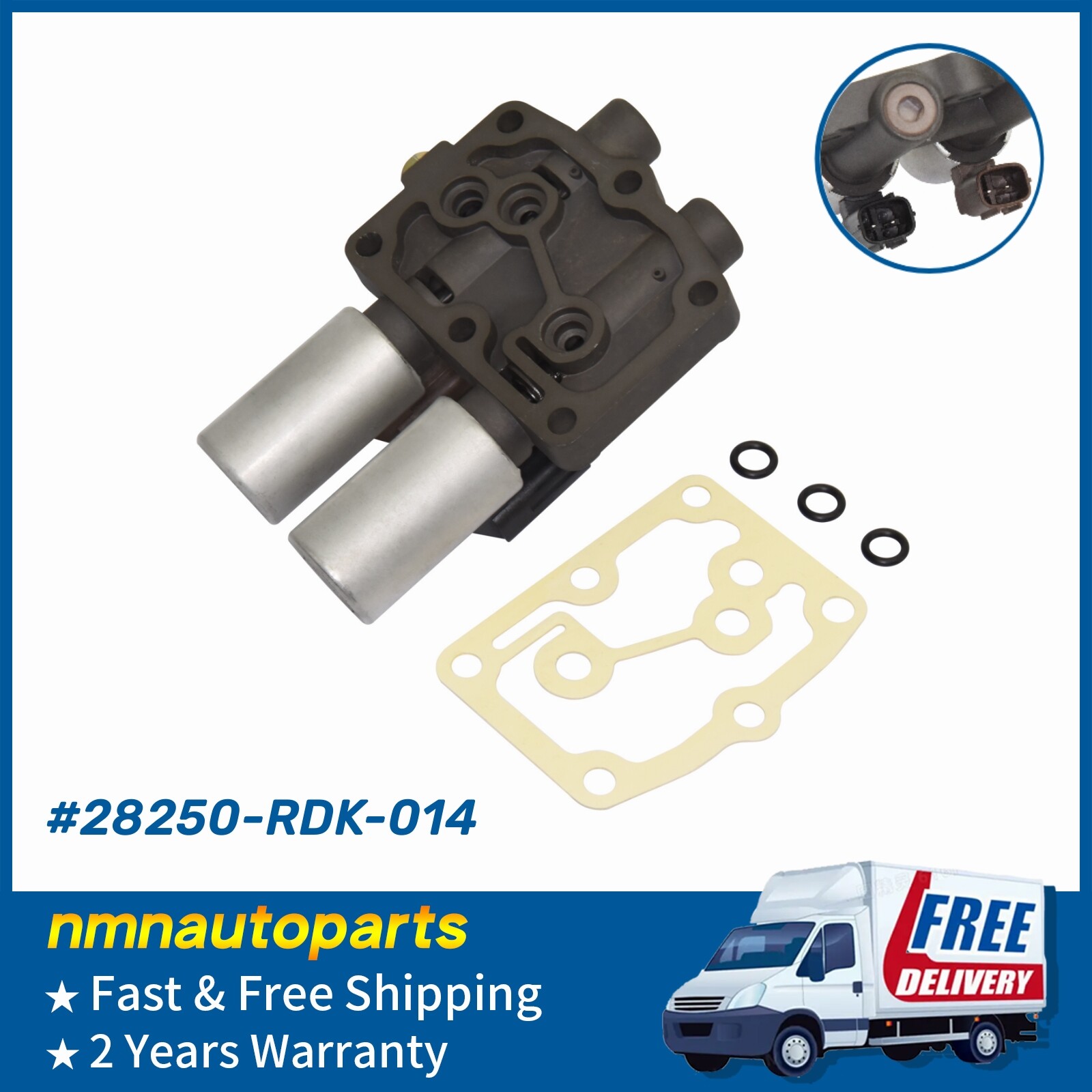 Transmission Dual Linear Shift Solenoid 28250-RDK-014 For Honda Acura 3.0L 3.5L