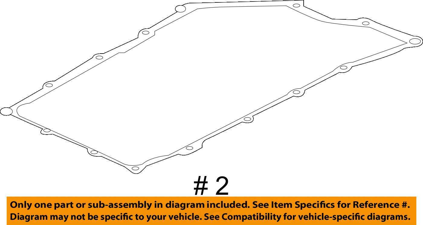 GM OEM 20-24 Sierra 2500 HD Transmission Components-Trans Pan Gasket 24297922