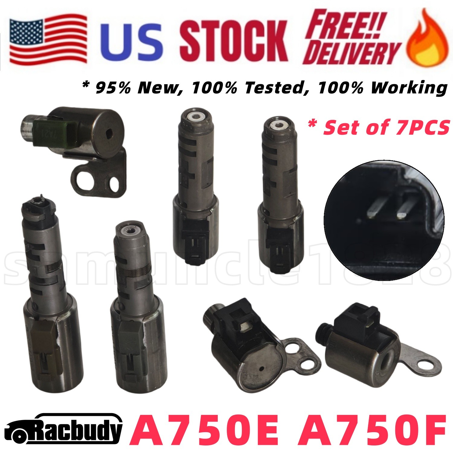 🔥 A750E A750F Transmission Solenoid Kit for Lexus GX470 LX470 Toyota Kia Suzuki
