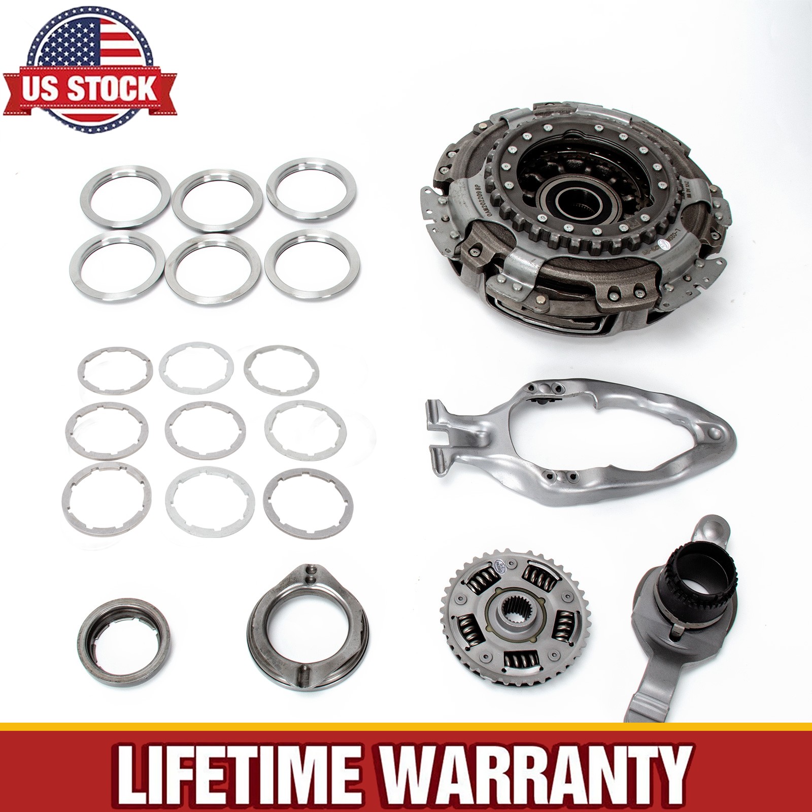 0AM DQ200 DSG Transmission Dual Clutch Kit 602000600 For CC TT Jetta 7-Speed