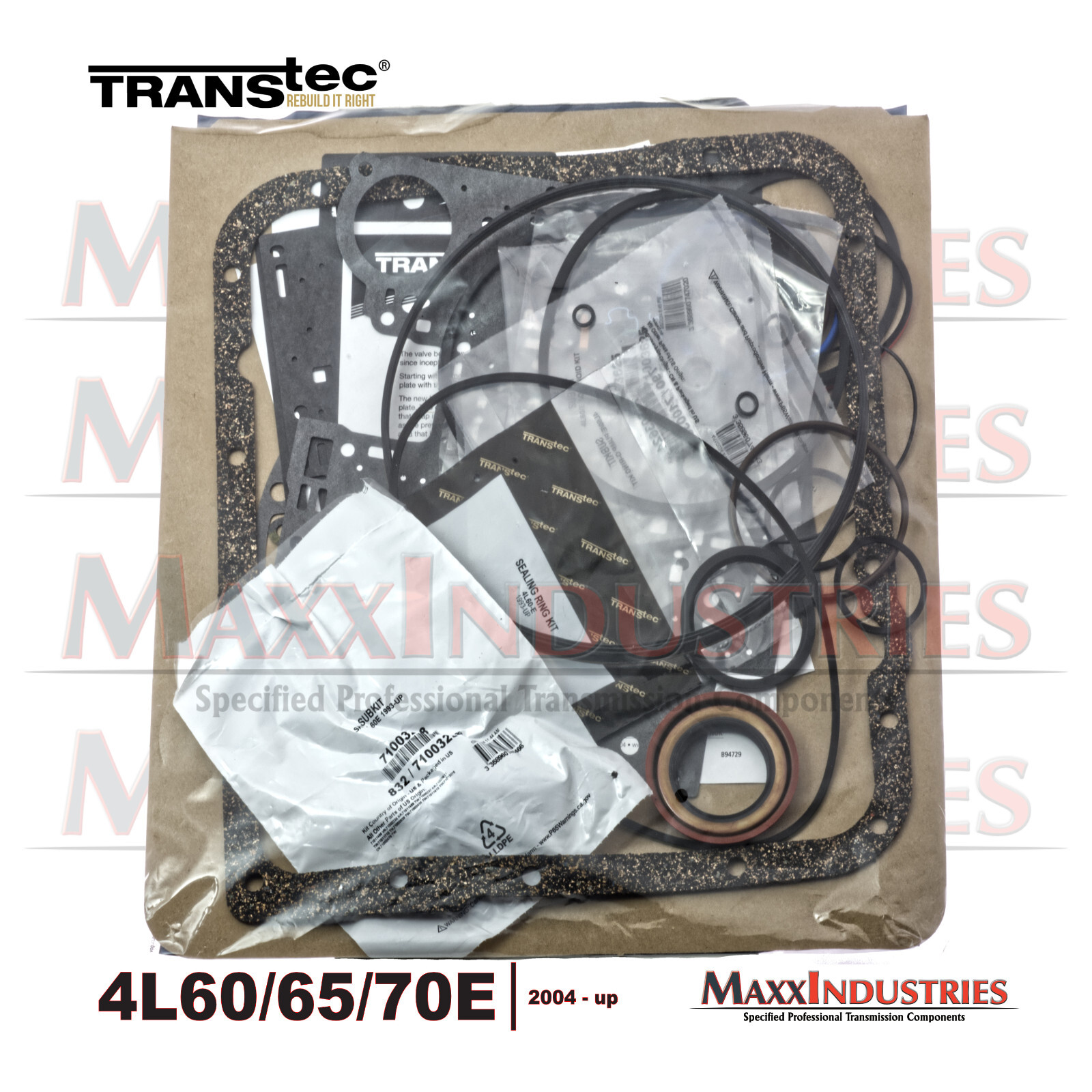 2004-Up 4L60E Transmission Performance Rebuild Kit with 3-4 PowerPack® Alto RED