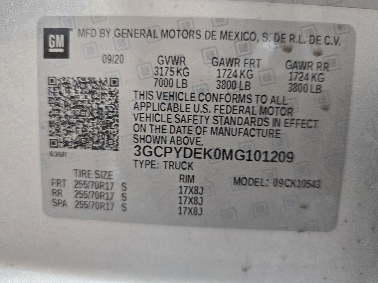 Transfer Case 8 Speed Transmission Opt Mqe Fits 19-21 SIERRA 1500 PICKUP 641317