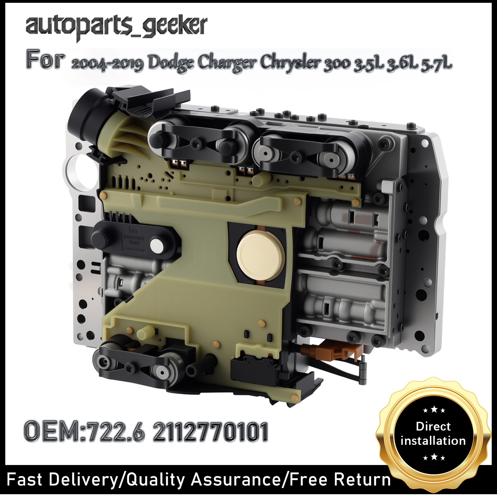 OEM 722.6 Transmission Valve Body For Dodge Charger Chrysler 300 3.5L 3.6L 5.7L