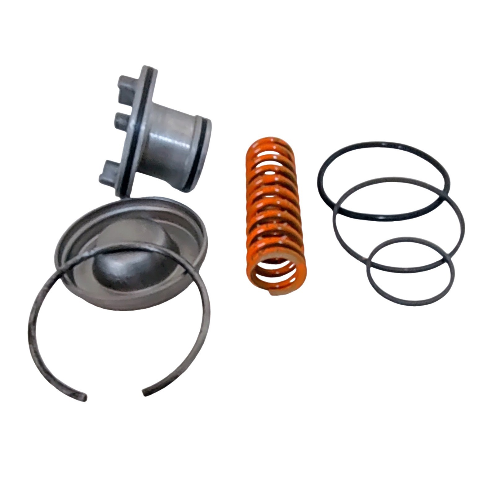 TH350 350 1-2 Intermediate Accumulator Piston, Cover & NEW Spring, Rings & Seal