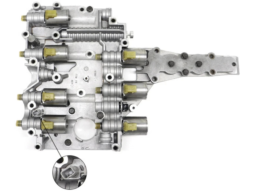 5R110W Valve Body W/ Solenoids, Rebuilt & Tested, Oversized Sonnax Manual Valve