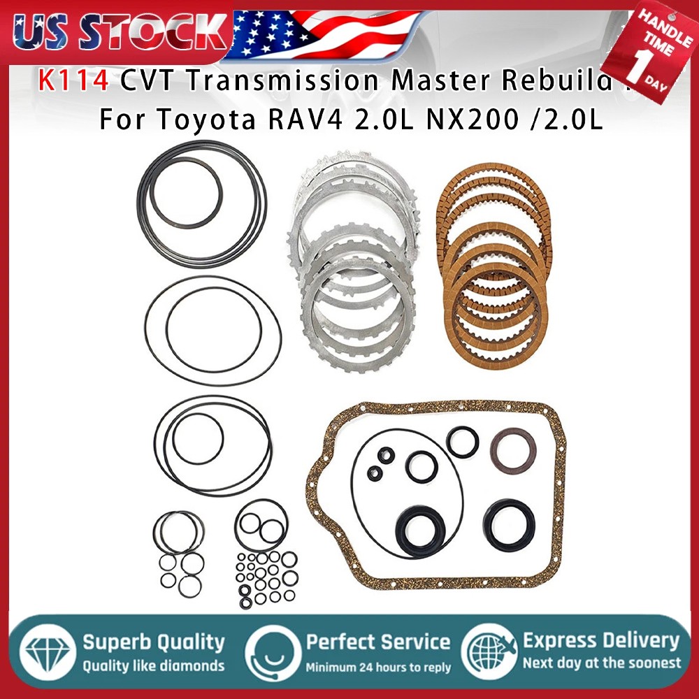 K114 CVT Transmission Master Rebuild Kit For Toyota RAV4 2.0L NX200 /2.0L