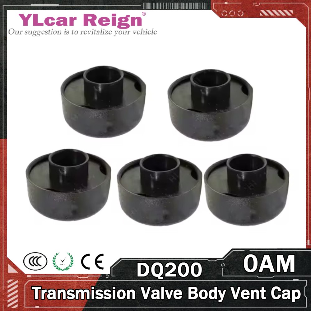 5 Pcs DQ200 0AM Auto Transmission Valve Body Vent Cap 010409843A Breather For VW