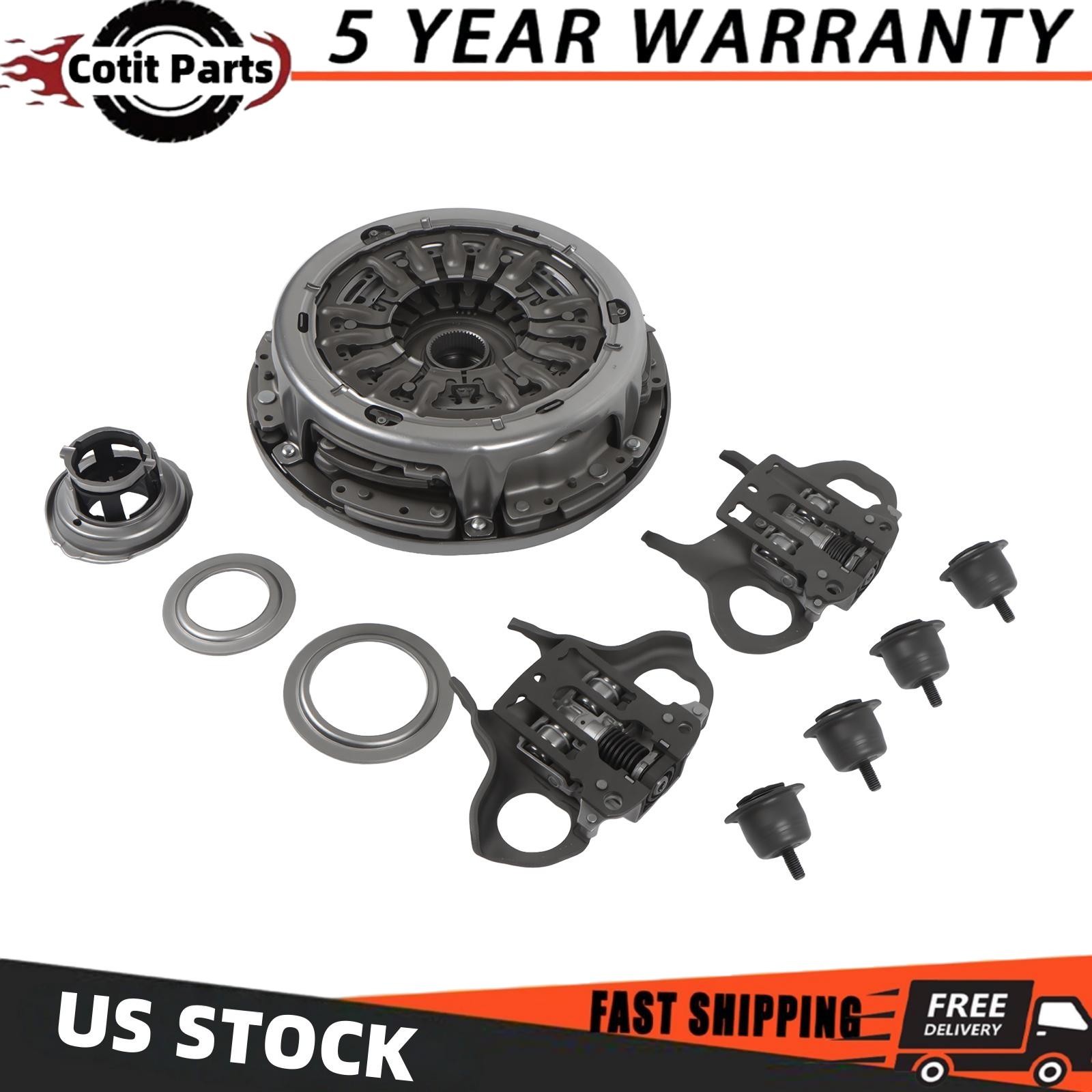 For 2012-2019 Ford Focus Fiesta Transmission Dual Clutch Fork Kit 6DCT250 DPS6