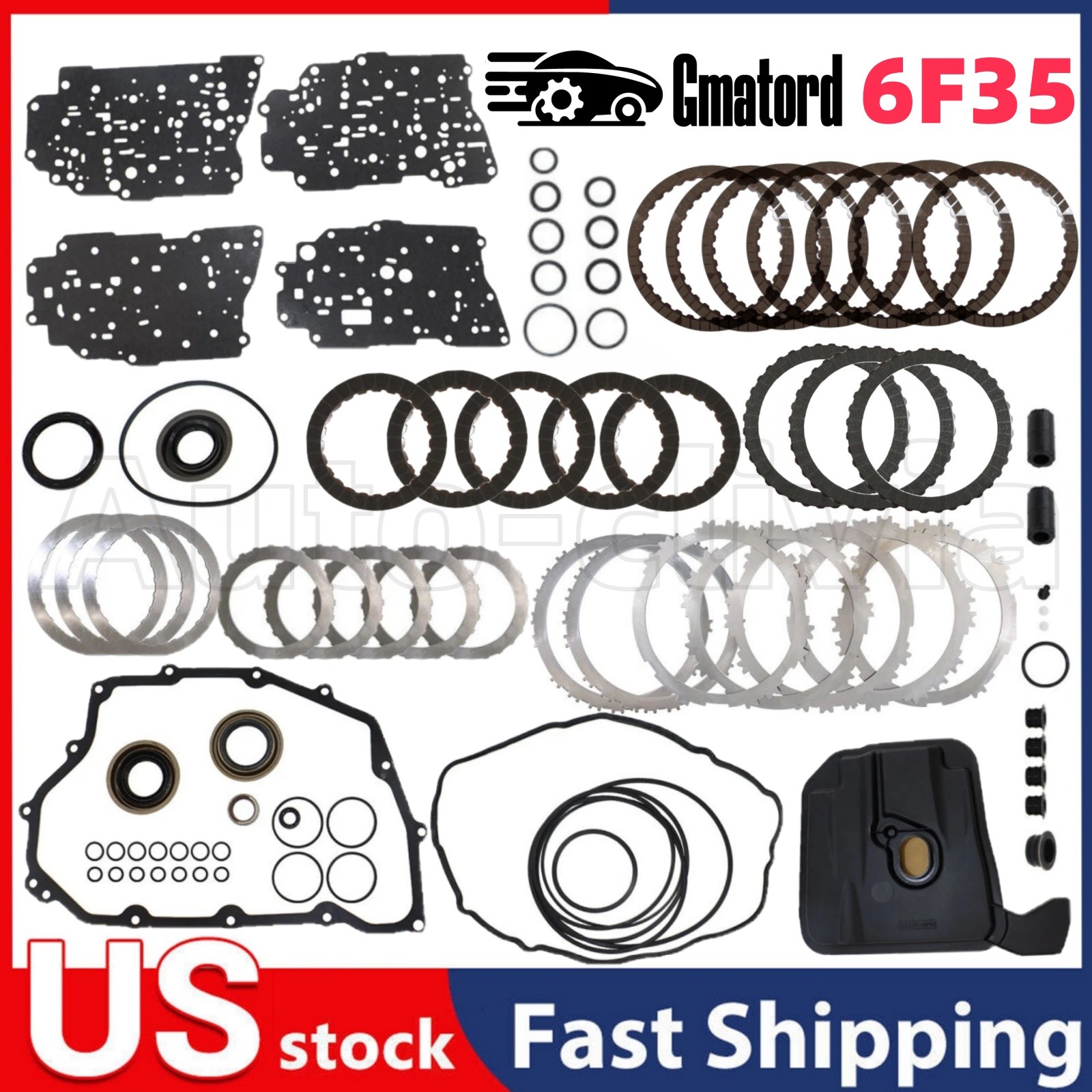 New 6F35 Transmission Rebuild Kit + Filter For Ford TransTec 13-on Lincoln Mazda