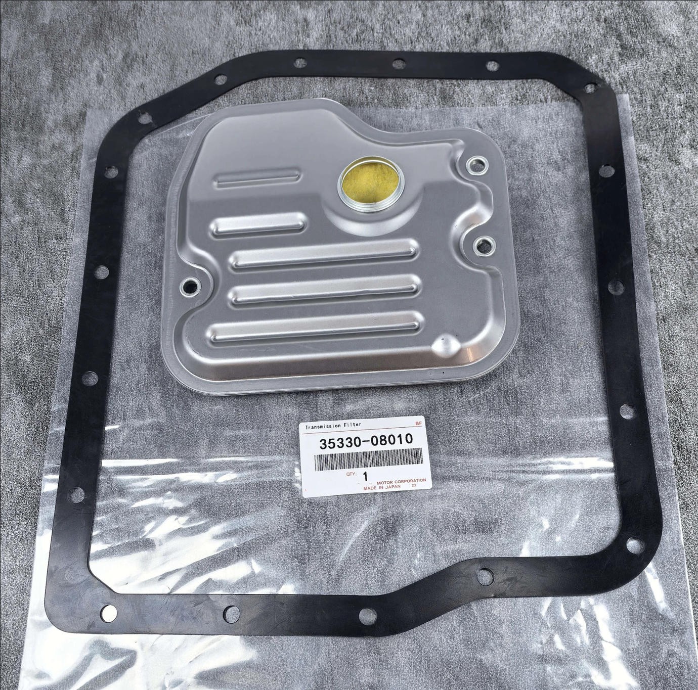 OEM TOYOTA Lexus Auto Transmission Oil Strainer Filter + Oil Pan Gasket