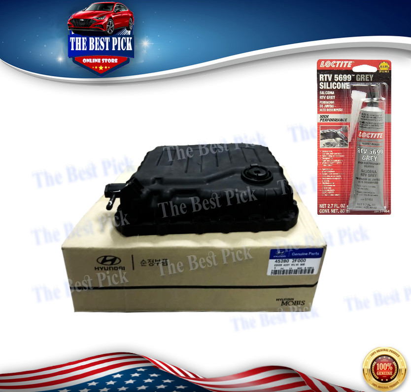 GENUINE Transmission Oil Pan + Silicone For 17-20 Forte Koup Rio Soul 452802F000