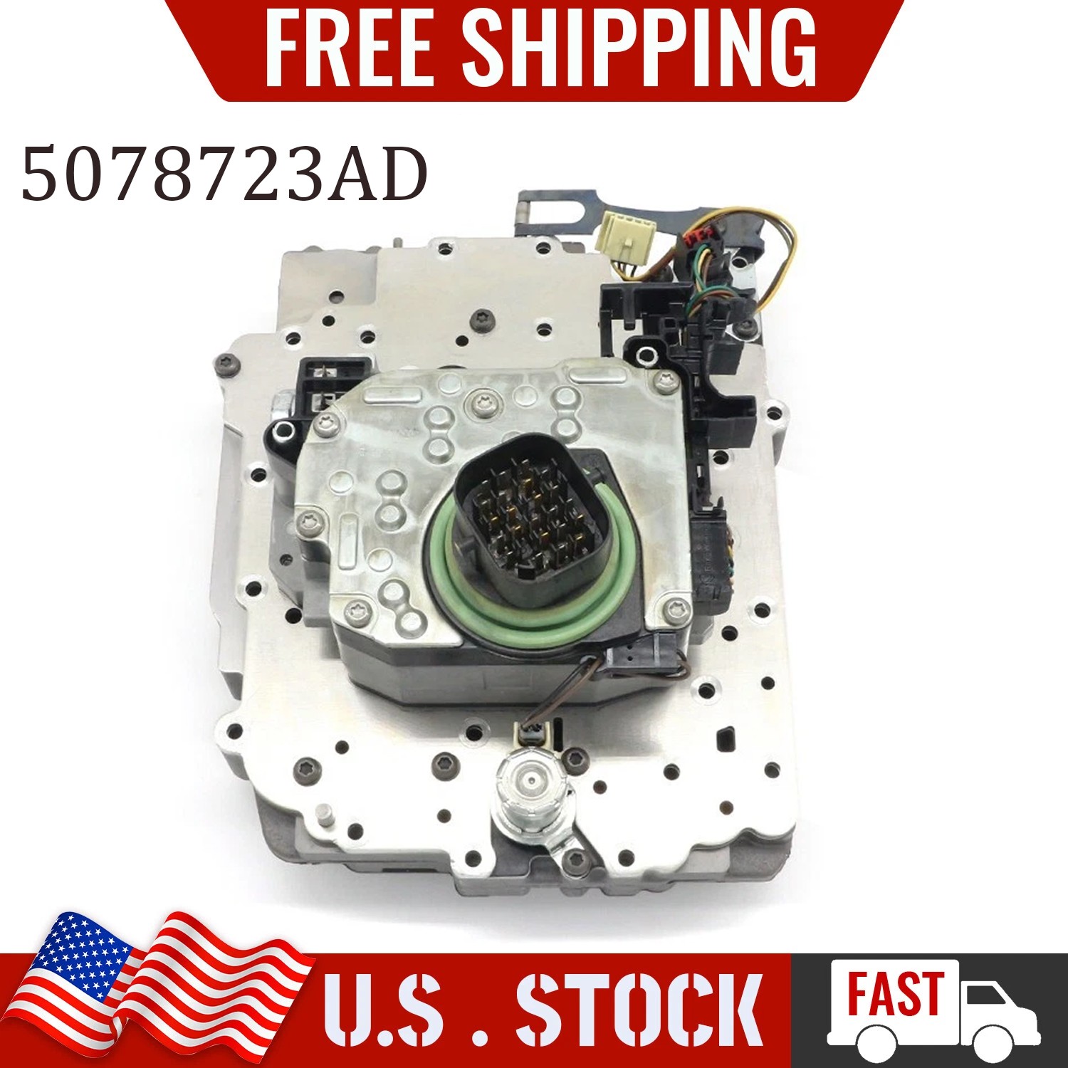 62TE 6 Speed Transmission Valve Body Complete w/Solenoid Pack For Dodge Chrysler