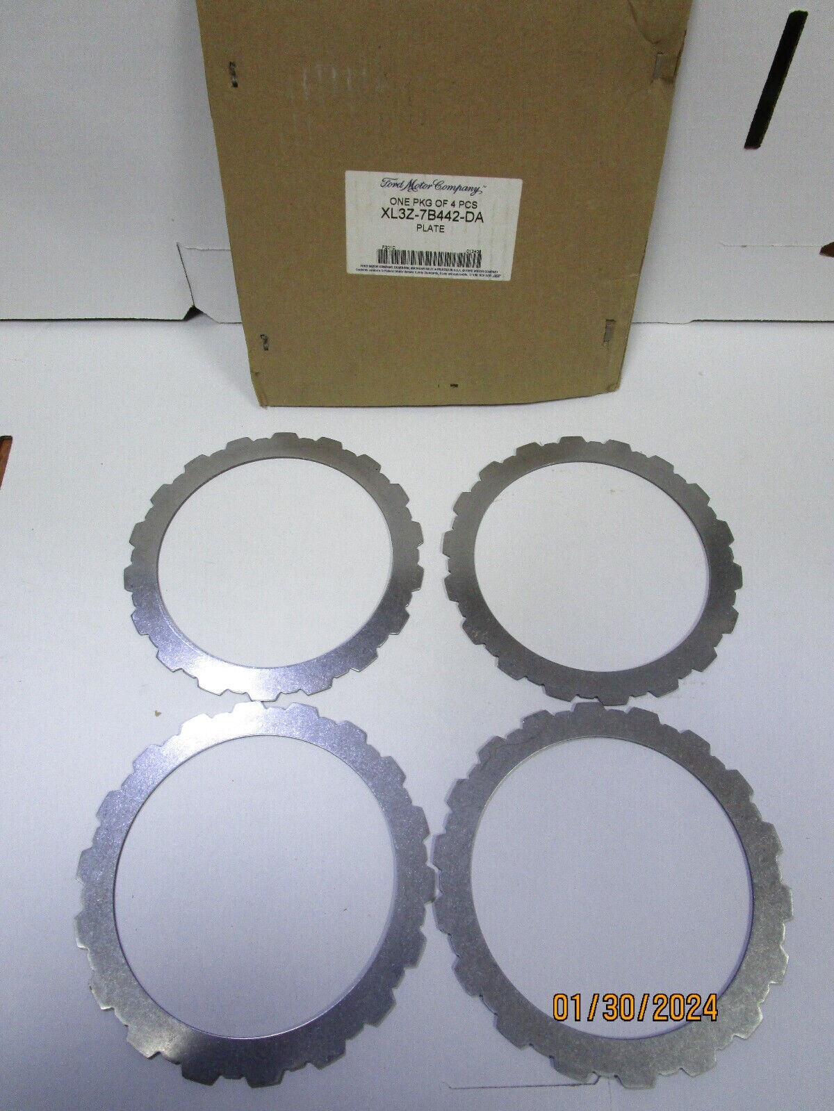 4 GENUINE FORD OEM XL3Z-7B442-DA Clutch Plates (4 pack)
