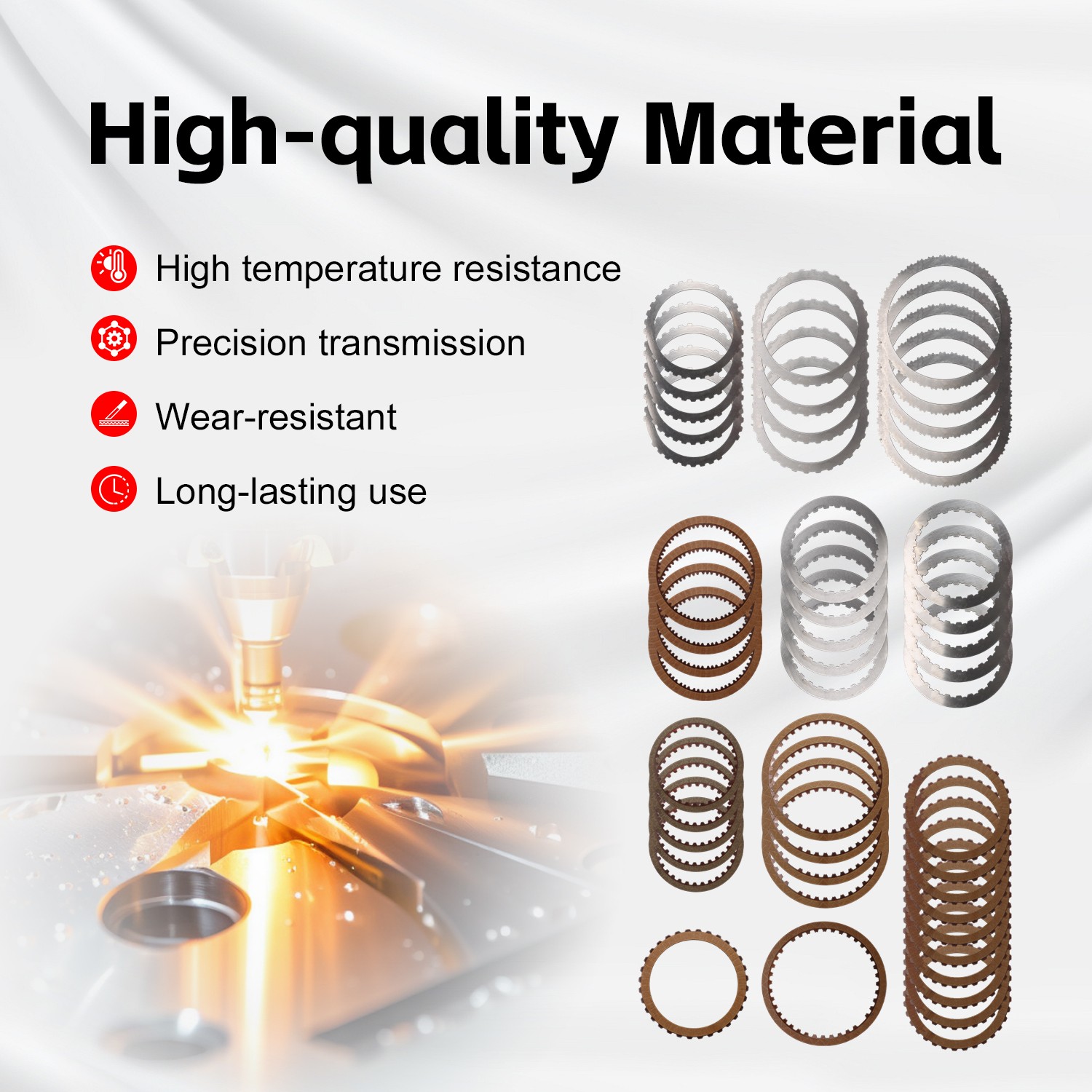 Auto Transmission Master Rebuild Kit Clutch Plates for BMW JAGUAR 8HP70 8HP75