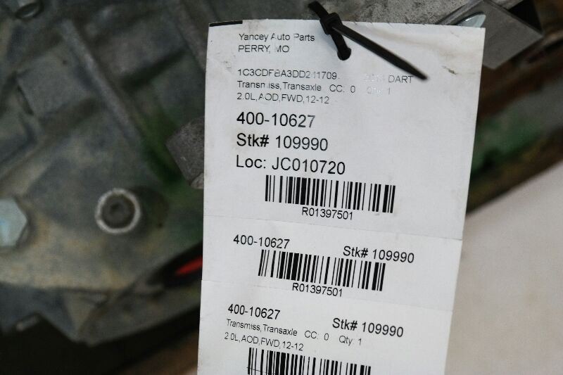 2013 Dodge Dart 2.0L Automatic Transmission