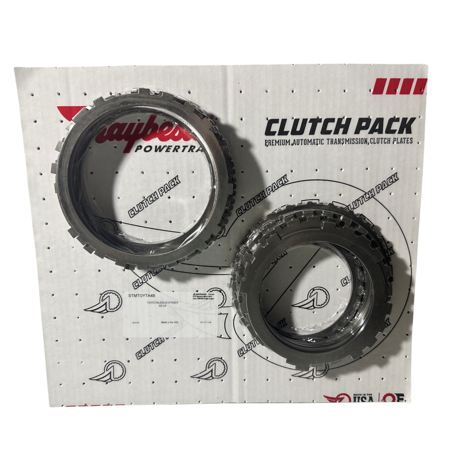Toyota A750E A750F Transmission Steel Clutch Pack Steels Set 2003-UP