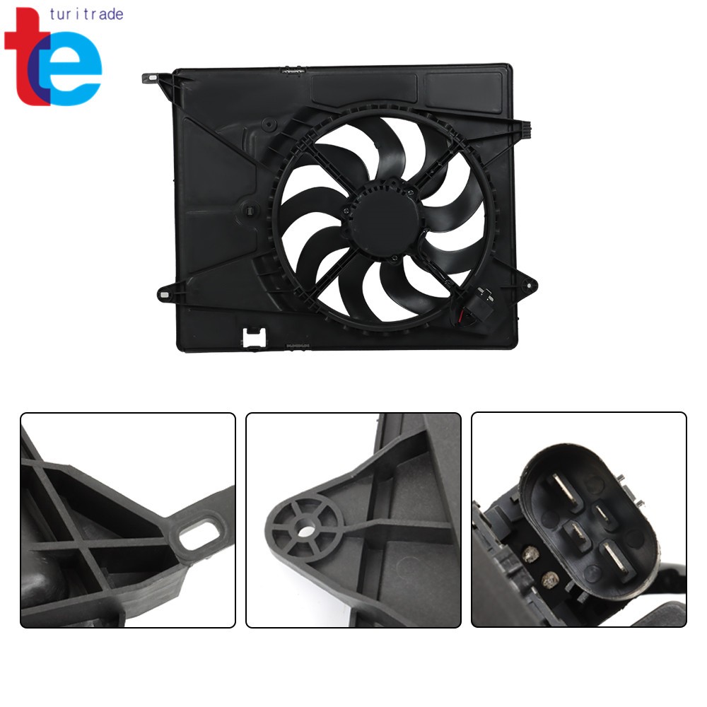 Engine Radiator Cooling Fan For 2014-19 2020 Chevrolet Trax 1.4L 4 Cyl 95392642