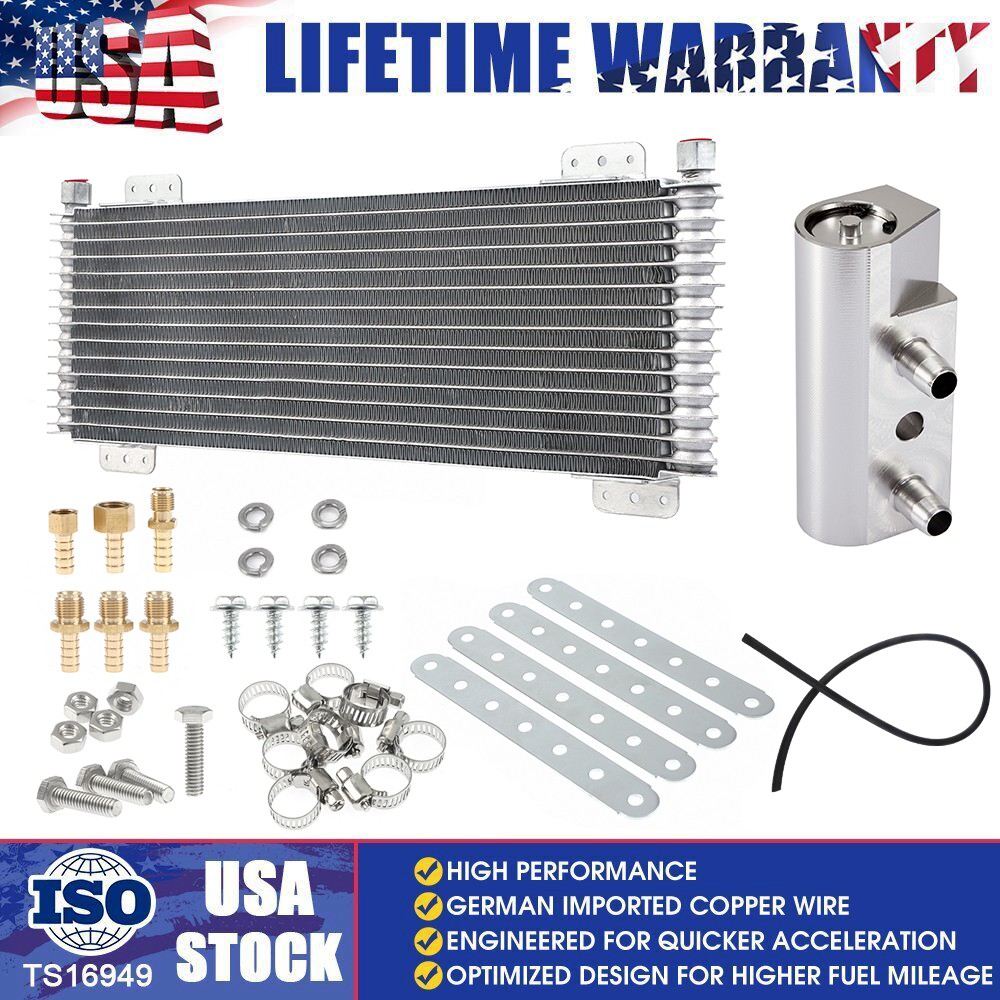 40k Transmission Oil Cooler and Bypass Valve For 2014-2020Cadillac Chevrolet GMC
