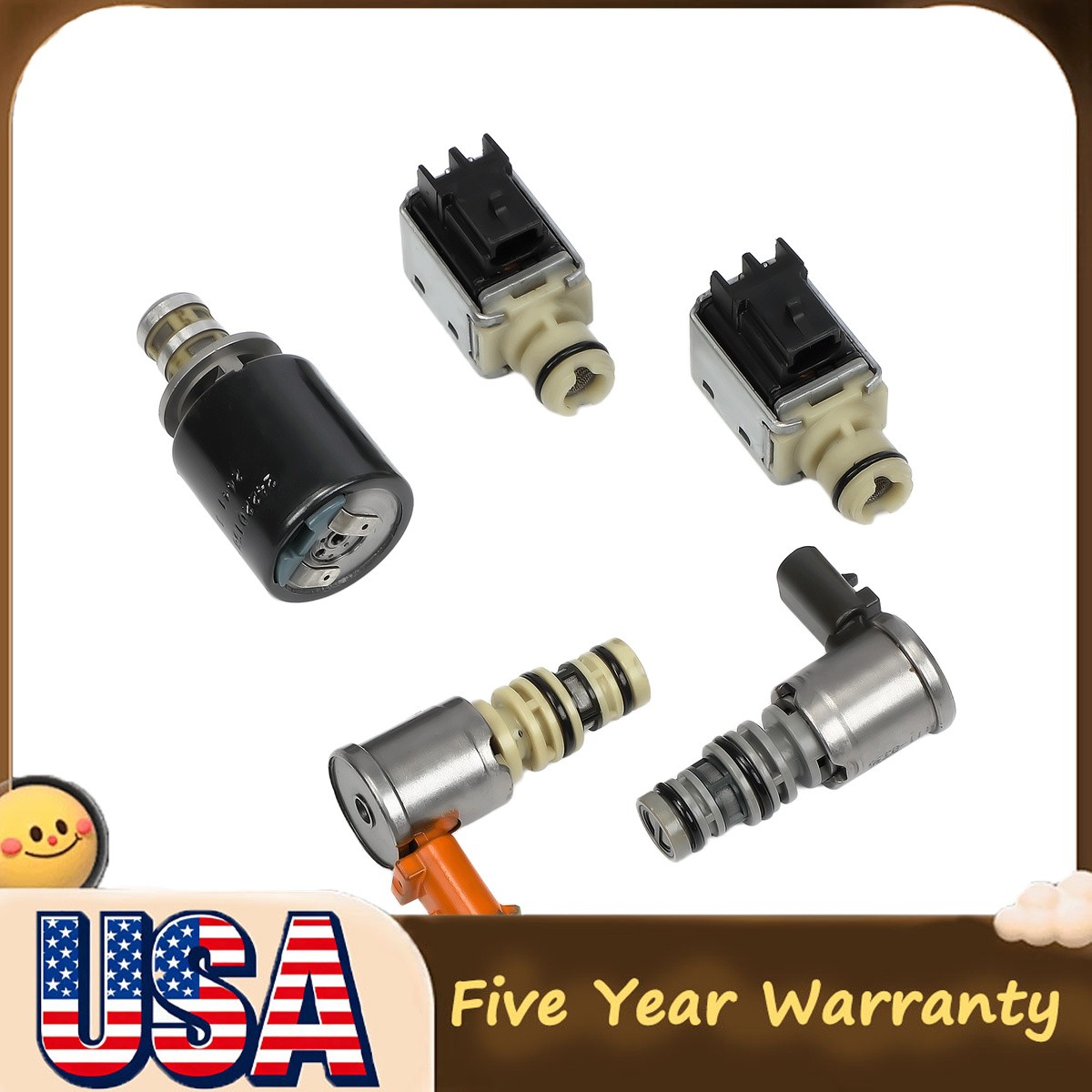 4L60E 4L65E Master Solenoid Kit EPC Shift TCC for GMC Chevy Aluminum 3-2 PWM