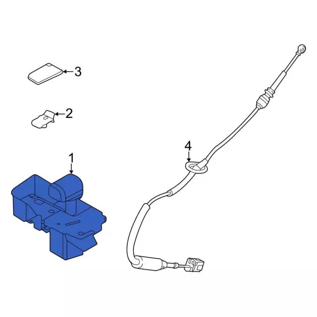 Genuine Ford Automatic Transmission Shift Lever ML3Z-7210-AT