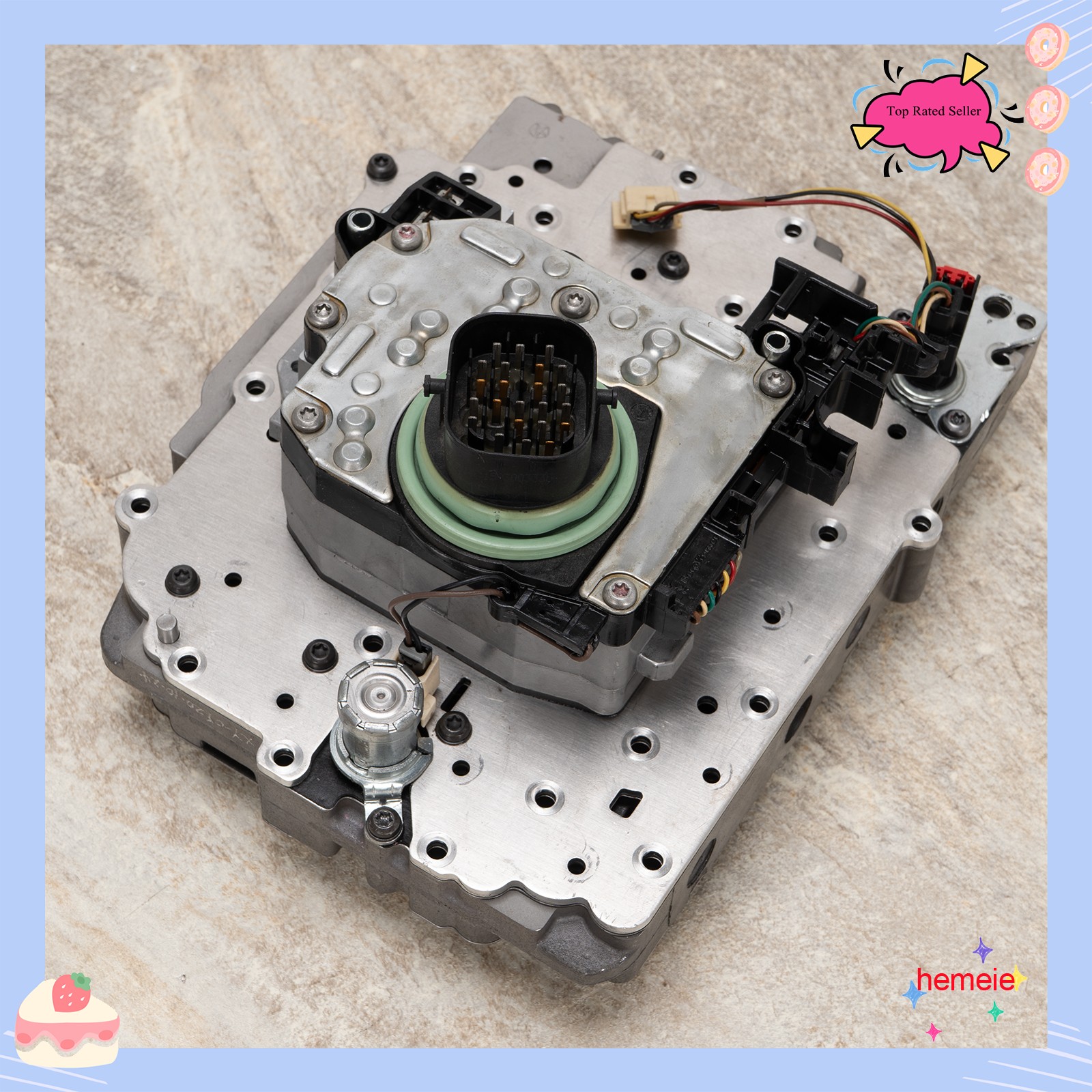 62TE 6 Speed Transmission Valve Body Complete with Solenoid For Dodge Chrysler