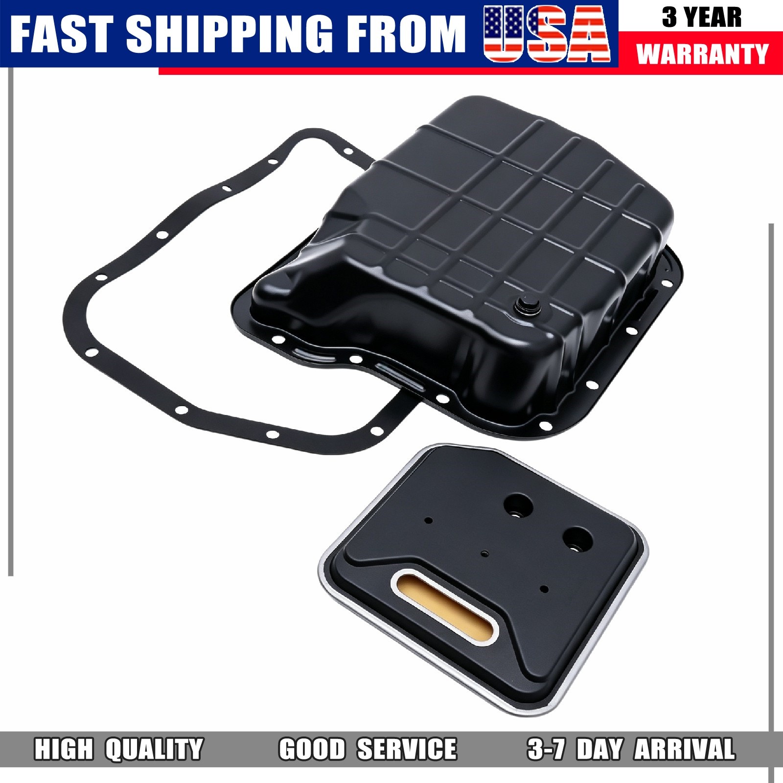 Fits Dodge Ram 1500 Durango Jeep Trans Oil Pan Gasket Filter Maintenance Kit