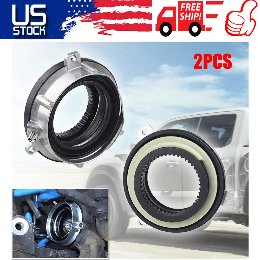 2Pc 4WD Vacuum Hub Axle Actuator Locking For 03-15 Ford Expedition 04-15 F150