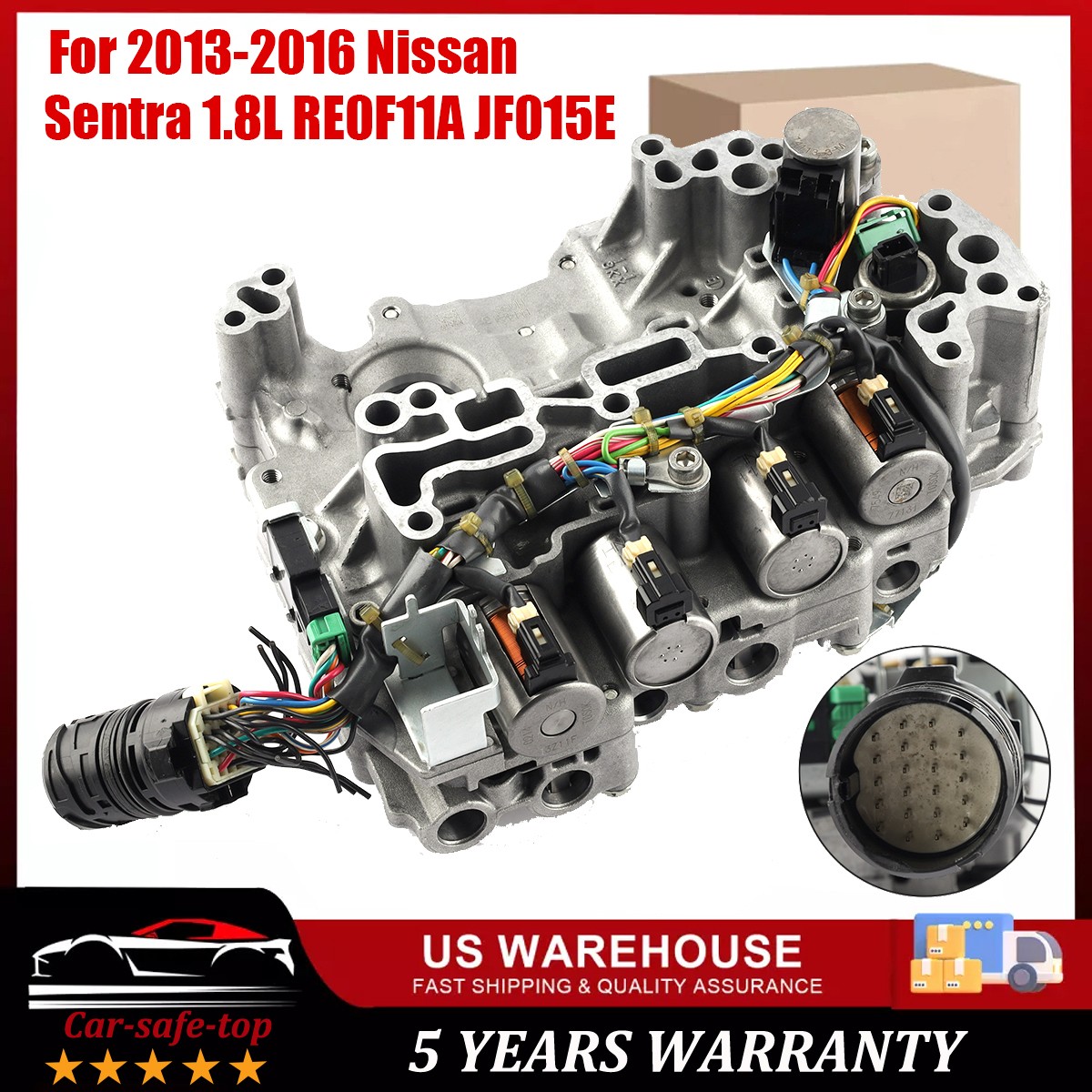 OEM# JF015E CVT Transmission Valve Body For 13-19 Nissan Sentra Versa 1.6L 1.8L