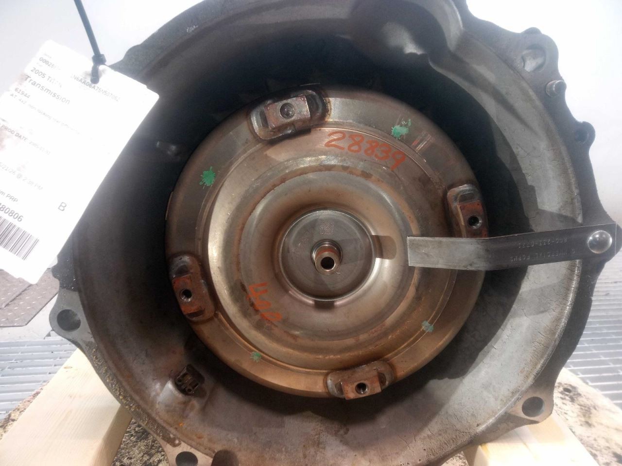 Automatic Transmission 2WD Non-locking Rear Differential Fits 05 TITAN 758896