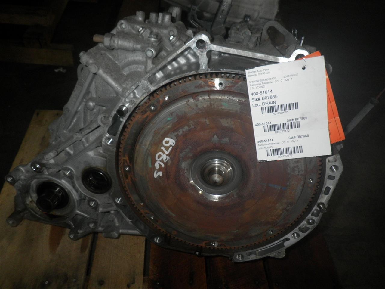 Automatic Transmission 3.5L AWD Fits 10-15 PILOT 1722472