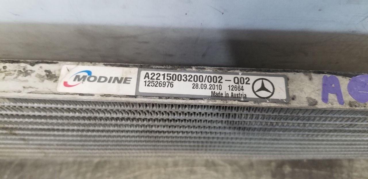 11 MERCEDES BENZ S63 AMG W221 TRANSMISSION OIL COOLER 2215003200