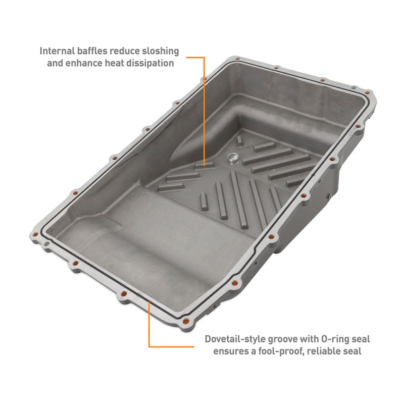 Mishimoto Aluminum Transmission Pan for Ford 10R60/10R80 – Fits F-150, Bronco,