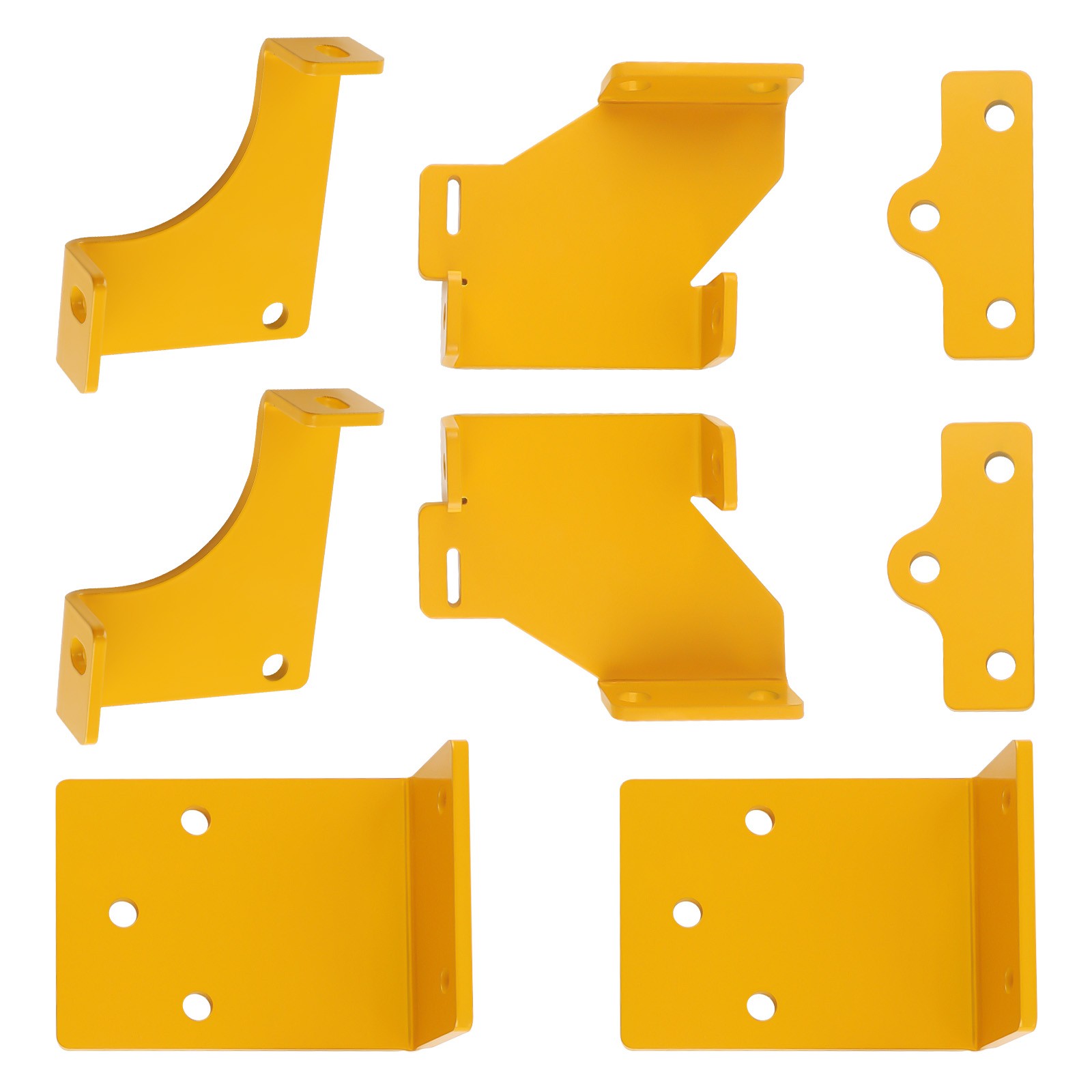 1 Pair Universal 45 Deg Fixed Side Mount Steel Brackets For Sparco Bucket Seat